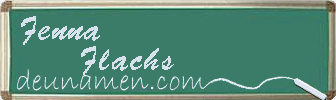 Fenna Flachs Visitenkarte